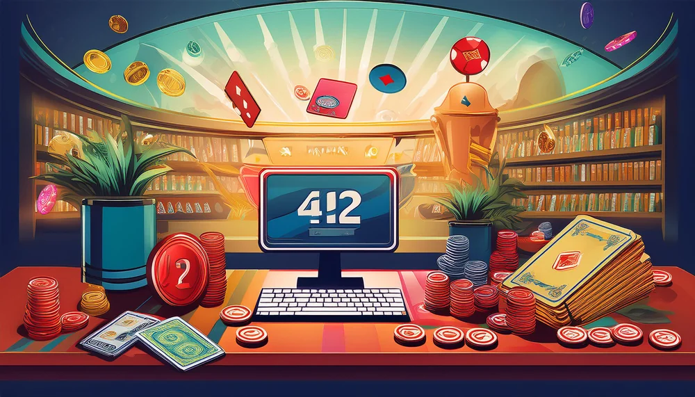 Teenpatti Muflis table with illustrated cards and chips around a screen